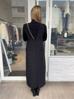 【再入荷】パールサスペンダーワンピース