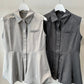 ストライプバルーンシャツ