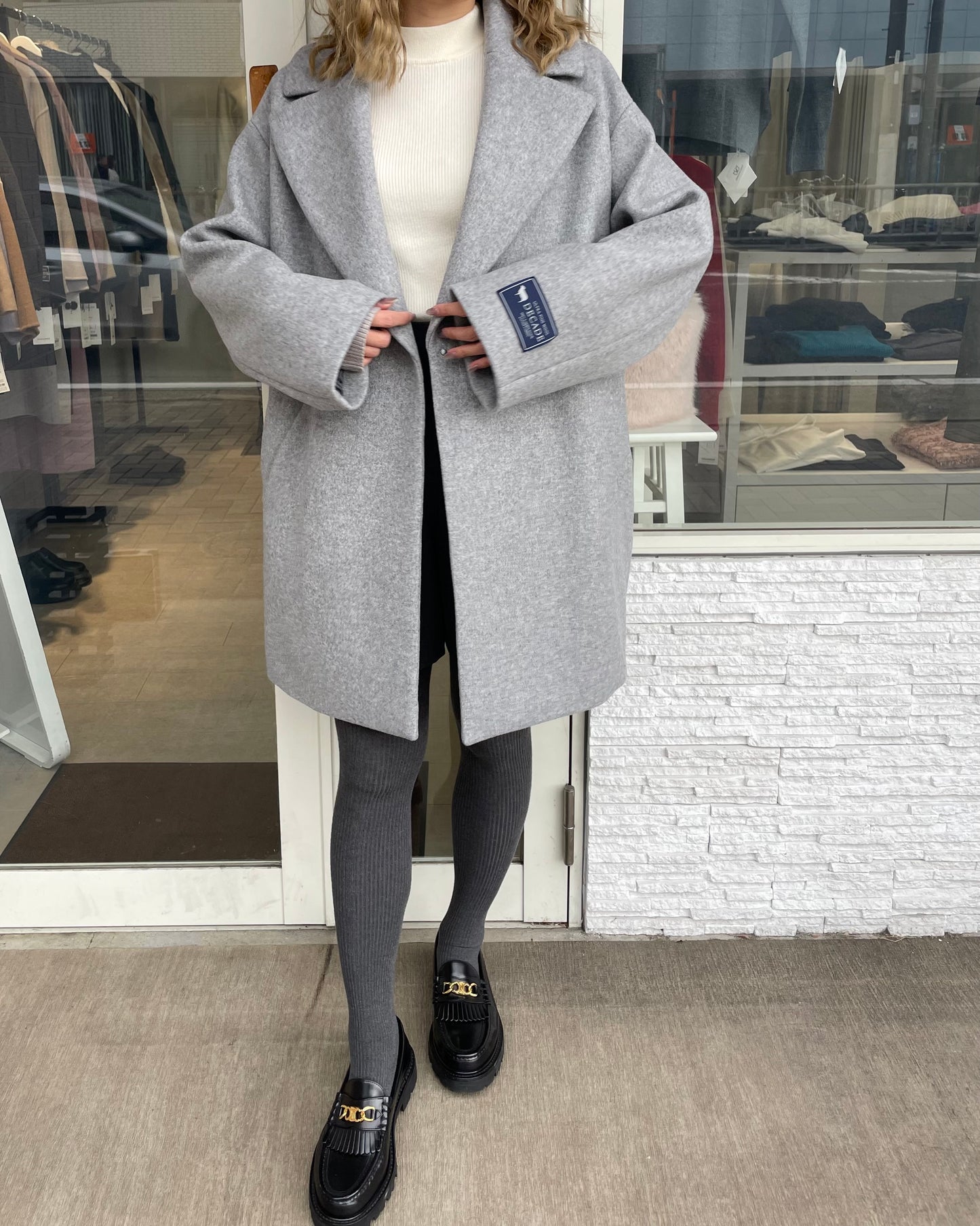 スーパー140 ウールオーバーコート