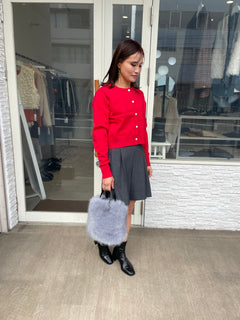 クロップドカーディガン