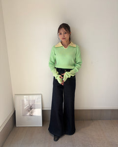 ダブルニットトップス