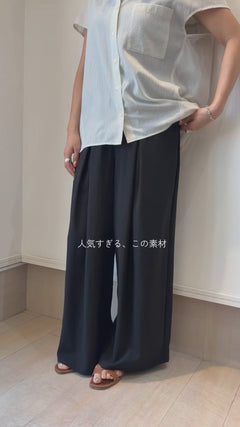 ストレッチシフォンパンツ