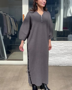 コクーンニットワンピース