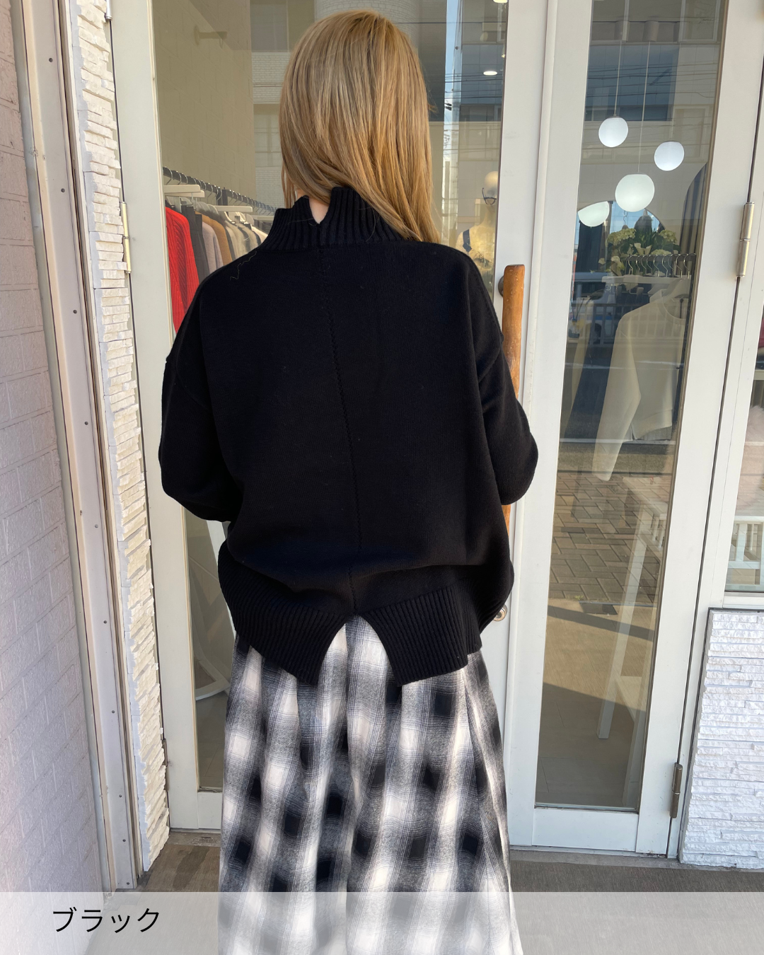 【新色追加！】ウール100%オフタートルニット